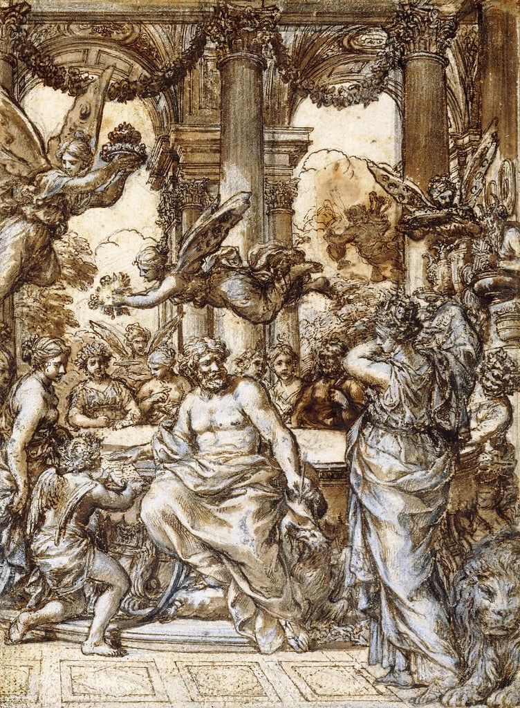 Studio - Cibele davanti al Consiglio degli dei